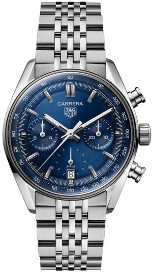 TAG Heuer Herreklokke CBS2212.BA0048 Carrera Blå/Stål Ø39 mm