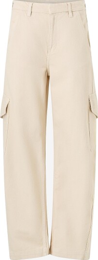 Mango Mid Rise Balloon Jeans Beige 40