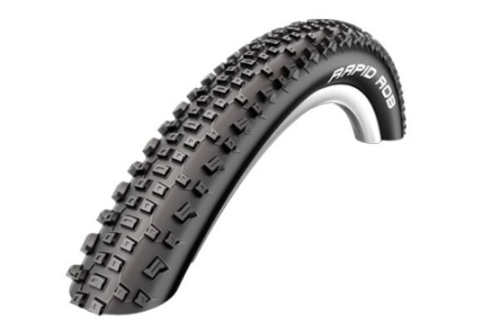 Schwalbe Rapid Rob Non Folding Tire (57-584) Black, Basilica, K-Guard, Psi Max:54 Psi