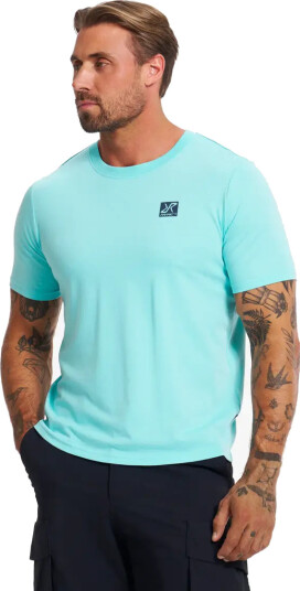 Revolutionrace Easy T shirt Herre Antigua Turquoise S Herre Overdeler T skjorter