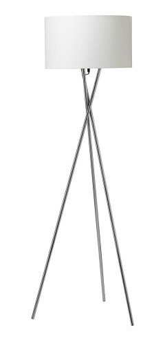 Uptown gulvlampe hvit/krom Ø45 cm Uptown gulvlampe hvit/krom Ø45 cm
