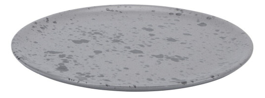 Aida Raw tallerken Ø20 cm grå med prikker Aida Raw tallerken Ø20 cm grå med prikker