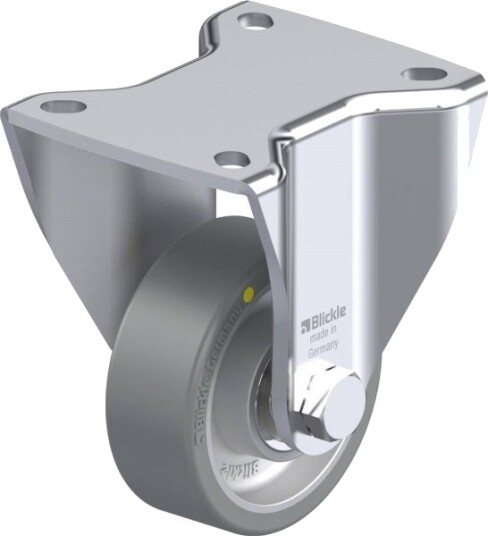 Blickle 852521 Bh-Alth 80K-As Faste Hjul, Hjuldiameter 80 Mm, Bæreevne (Maks.) 200 Kg, 1 Stk