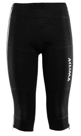 Aclima WarmWool 3/4 Zip Longs W's Jet Black (#0F0F0F) Dame S