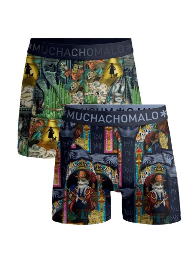 Muchachomalo 1010 Pussbootswiz 04 2pk Boxer Pr./pr. Multi Small