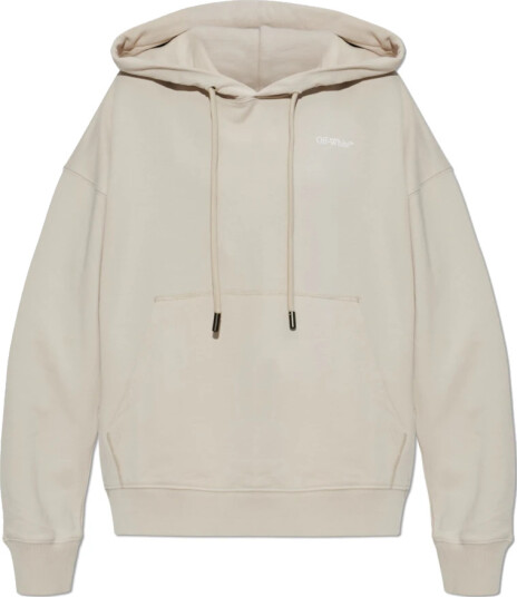 Off White Dame Gensere & Hettegensere Beige S,