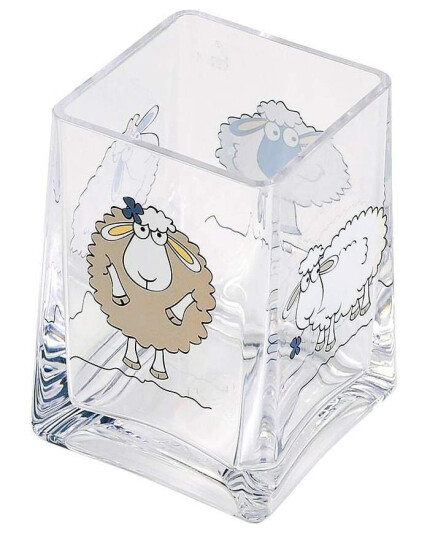 Tatkraft, Funny Sheep - Tannbørsteglass