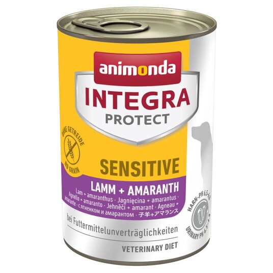 Animonda Integra Protect Sensitive Bokser Lam & Amarant 24 X 400 G Animonda Integra Protect Sensitive Bokser Lam & Amarant 24 X 400 G