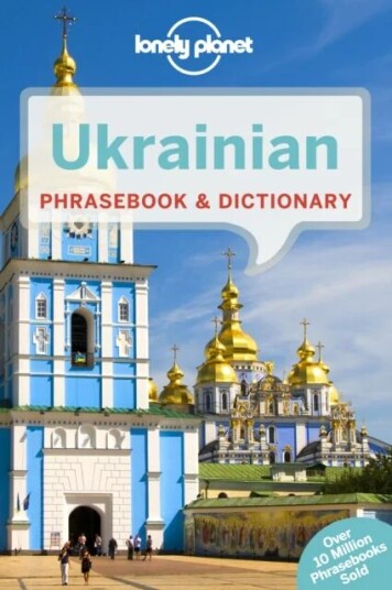Ukrainian Phrasebook & Dictionary 4 av Lonely Planet Ukrainian Phrasebook & Dictionary 4 av Lonely Planet