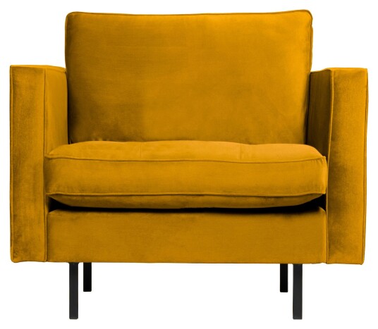 BePureHome Rodeo Classic Lenestol - Okker Velur   Unoliving