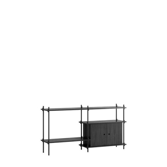 MOEBE S.85.2.C Hyllesystem Sort/ Sort MOEBE S.85.2.C Hyllesystem Sort/ Sort