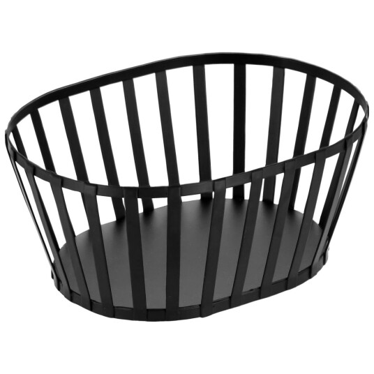 VEGA Brødkurv Liro oval; 23x16.5x10 cm (LxBxH); Svart; Oval