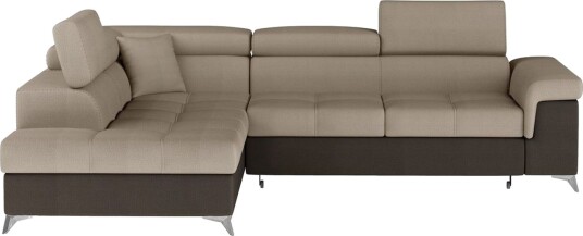 Seksjon Eltap Eridano 275x202x88 cm Monolith 09 Monolith 29 Mørk Beige Brun Venstre