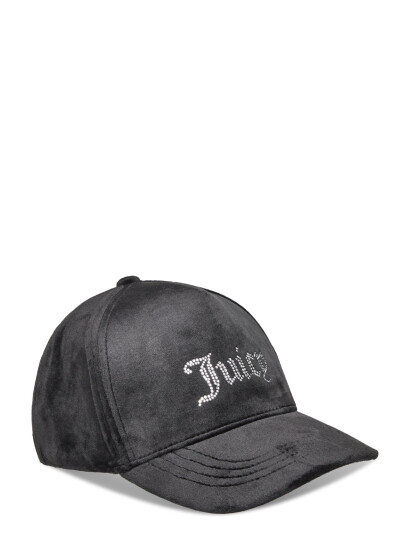 Juicy Couture Veronica Velour & Diamante Baseball Cap - Black - ONE SIZE Juicy Couture Veronica Velour & Diamante Baseball Cap - Black - ONE SIZE
