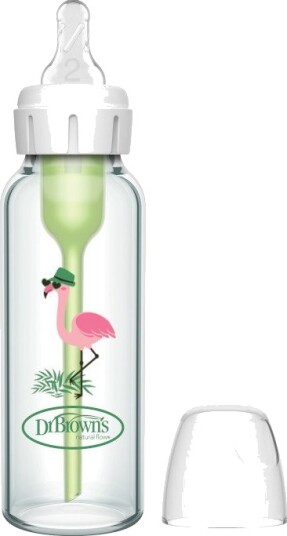 Dr. Brown's Standard Antikolikk Tåteflaske 250ml 3+mnd Flamingo