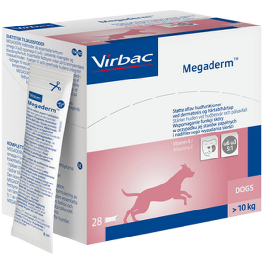 Megaderm 2 ml X 28 Stk. Hund Helse Og Pels Kosttilskudd Virbac Megaderm 2 ml X 28 Stk. Hund Helse Og Pels Kosttilskudd Virbac