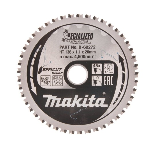 Makita Sagblad B 69319 136x20x45T