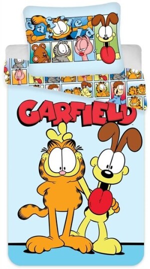 Licens Garfield sengetøy 100x140 cm Garfield juniorsengetøy 2 i 1 design 100% bomull Licens Garfield sengetøy 100x140 cm Garfield juniorsengetøy 2 i 1 design 100% bomull