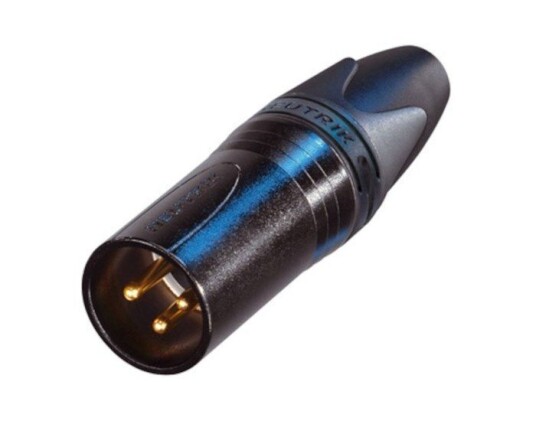 Neutrik XLR-hann Svart Neutrik XLR-hann Svart