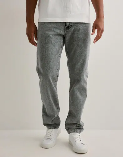 Woodbird Doc Ash Grey Jeans Straight leg jeans Grå