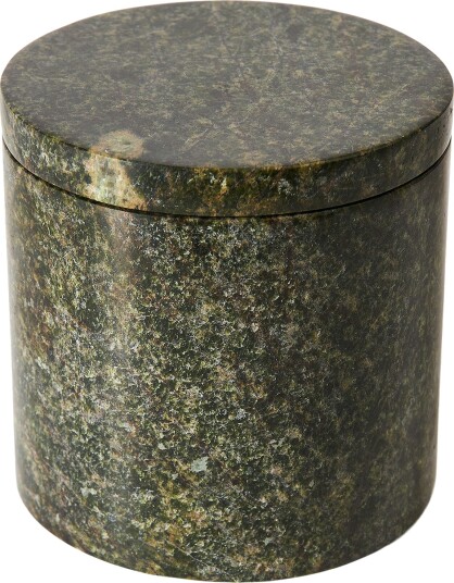 Muubs Vita Krukke Med Lokk Marmor Seagrass
