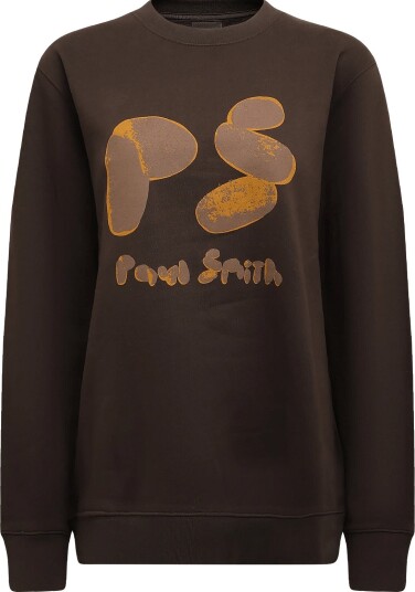 PS Paul Smith Mens Reg Fit Sweatshirt Ps 69_DARK BROWN L