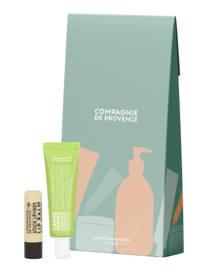 La Compagnie de Provence Hand & Lip Gift Set - Green - ONE SIZE La Compagnie de Provence Hand & Lip Gift Set - Green - ONE SIZE