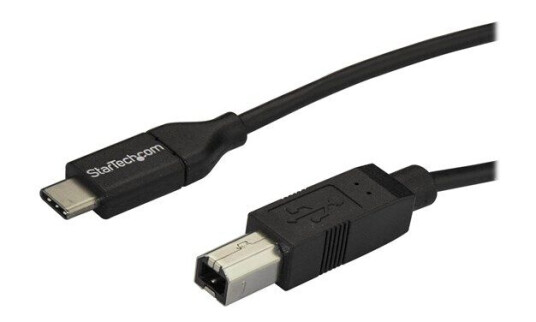 StarTech USB-C til USB B Kabel 2 m - USB 2.0 - Svart