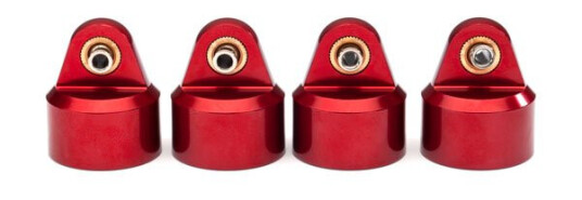 Traxxas 8964R Shock Caps Alu Red GT-Maxx 4 Traxxas 8964R Shock Caps Alu Red GT-Maxx 4