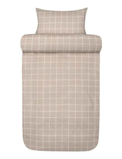 Høie of Scandinavia Eddie Sett Beige - Beige - 140X200/50X70CM
