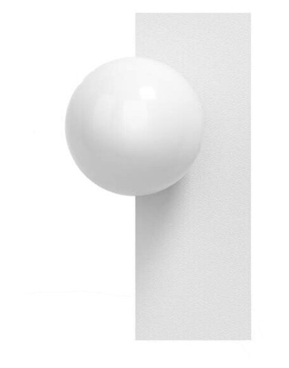 Swedish Ninja - Candy Big Rectangle S Vegglampe Cottoncandy White Swedish Ninja