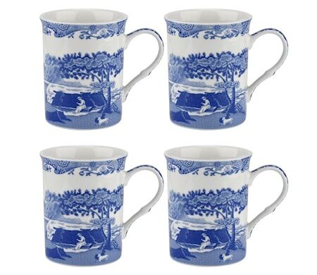 Spode Blue Italian Kopp 4-p Spode Blue Italian Kopp 4-p