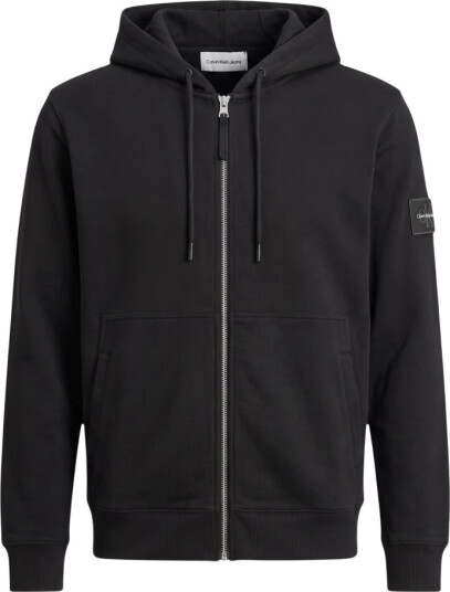 Calvin Klein Jeans Ls Eu 350Terry Badge Fz Hoodie Black XXL