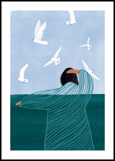 Seaside Serenity Plakat Plakat / 70x100cm