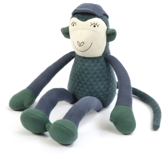 Smallstuff Monkey Simon Blue/ Green Smallstuff Monkey Simon Blue/ Green