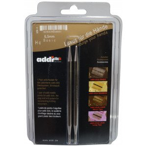 Addi Click Turbo Utskiftbare Rundpinner Messing 13cm 6,50mm US10½