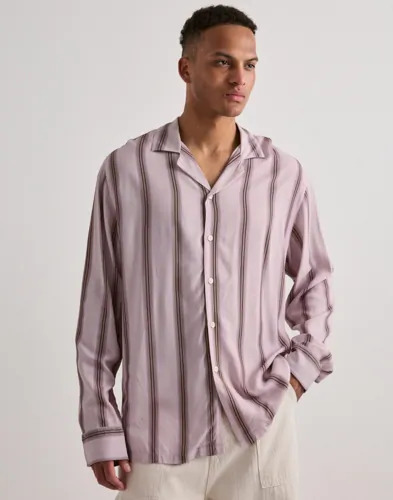 OAS Gelato Brillo Shirt Stripete skjorter Rosa OAS Gelato Brillo Shirt Stripete skjorter Rosa