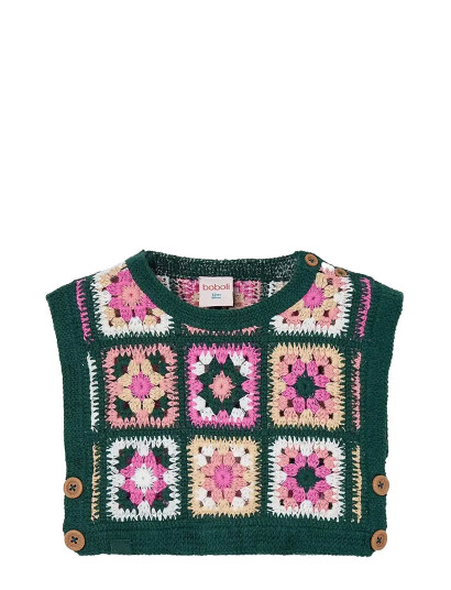 Boboli Knitwear Vest - Multi/patterned - 122 Boboli Knitwear Vest - Multi/patterned - 122
