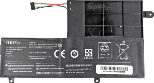 Mitsu Batteri til Lenovo 500S-14ISK bærbar PC 3500 mAh 7.4V