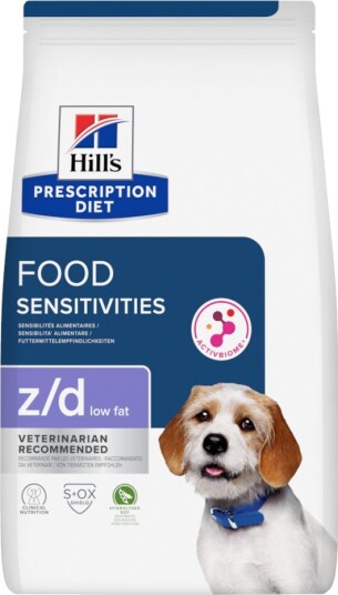 Hill'S Prescription Diet Z/D Food Sensitivities Low Fat Hydrolysed Soy 2 X 10 kg
