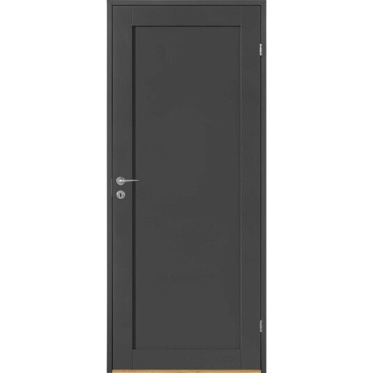 Solid Innerdor Funkis 1 Speil 80x210 Massiv Sort S8500 n
