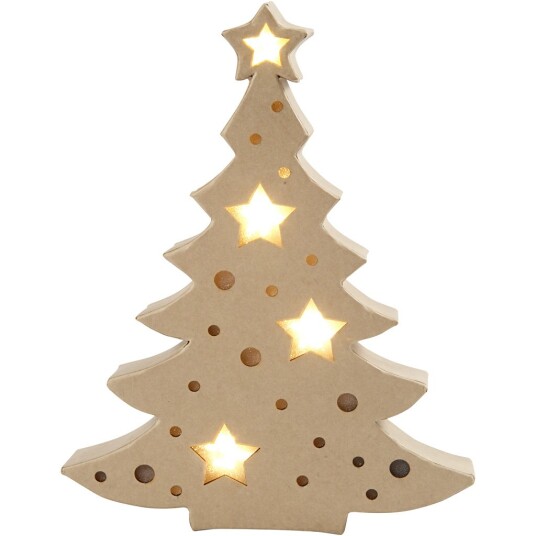 Lag selv Juletre med lys Lag selv Juletre med lys