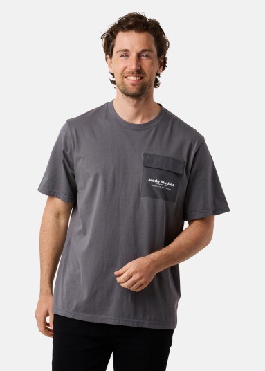 Slade Slade Pocket Tee Tea Grey Xl T-Shirts