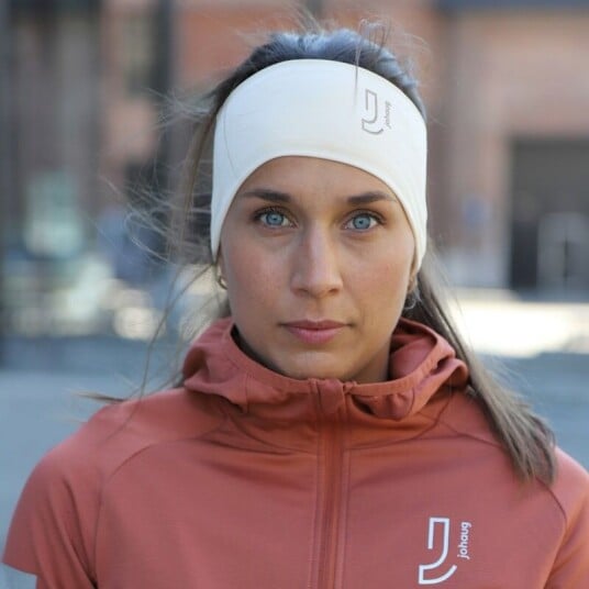 Johaug Thermal Headband Dame White OS Johaug Thermal Headband Dame White OS