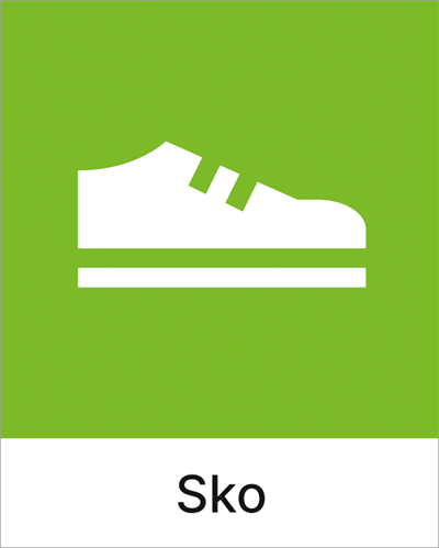 Jo Safety Kildesorteringsskilt Sko KI3604