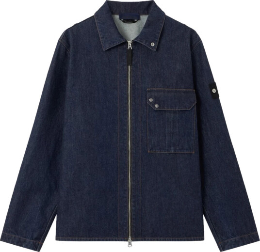 Stone Island Herre Jakker Blå XL,