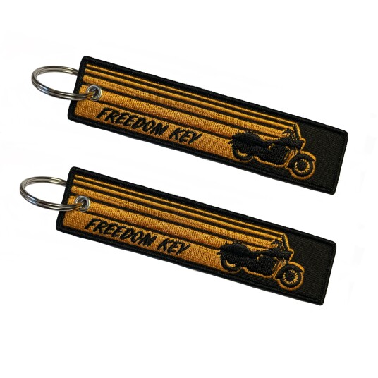 Nøkkelring Freedom Key Svart/Oransje
