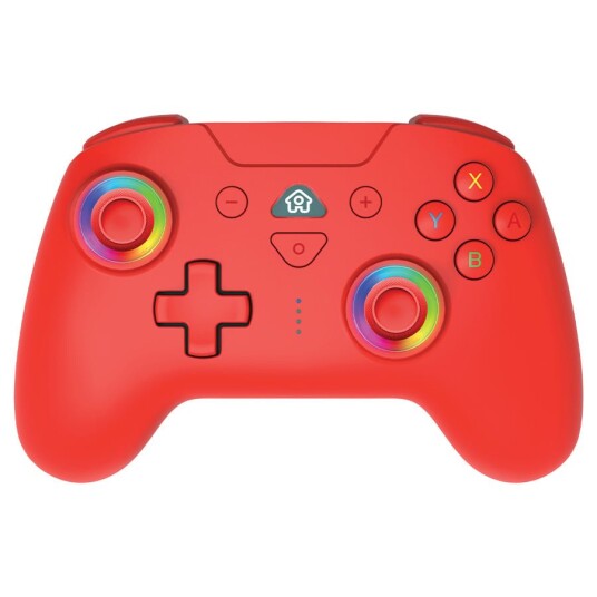 Subsonic Wireless Led Controller Red   Nintendo Switch