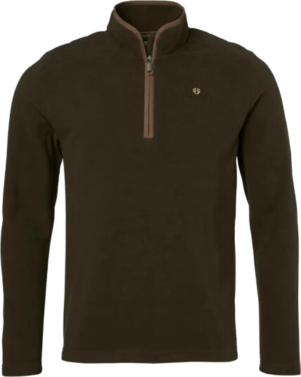 Chevalier Men"s Beater Half Zip Fleece Pullover Dark Forest Green L