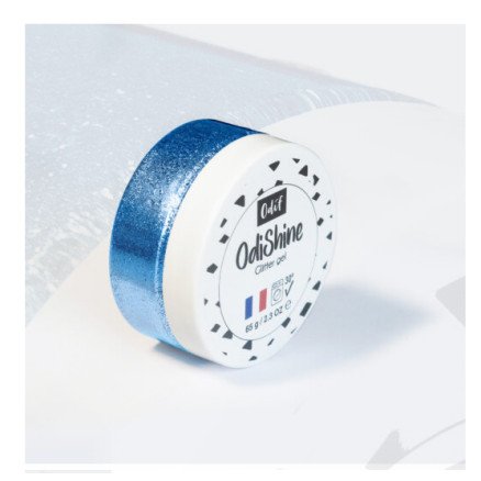 OdiShine Glitter Gel 65g Safirblå